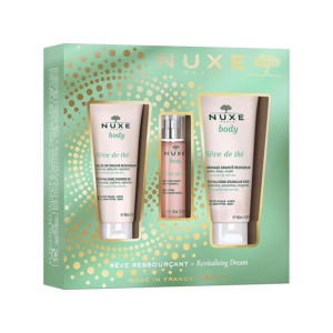 Coffret NUXE Rêve de Thé – Rêve Ressourçant (Gel Douche, Gommage, Eau Parfumée)
